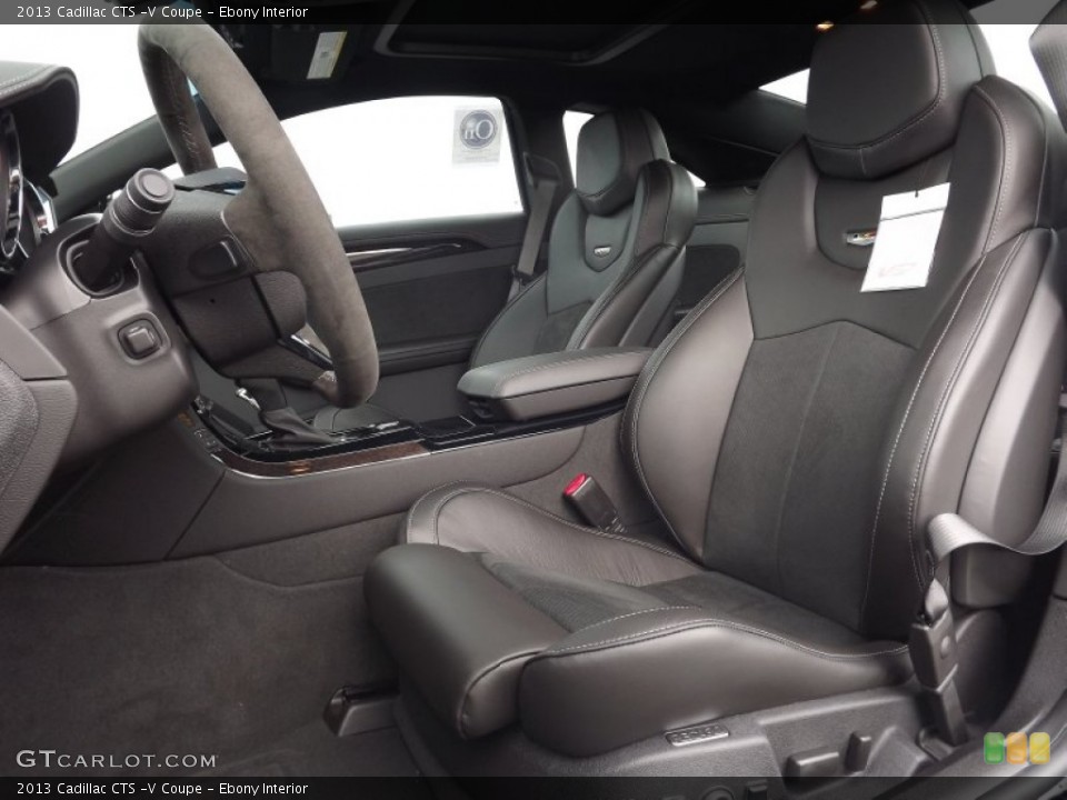 Ebony Interior Front Seat for the 2013 Cadillac CTS -V Coupe #71818596