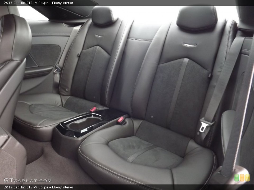 Ebony Interior Rear Seat for the 2013 Cadillac CTS -V Coupe #71818599