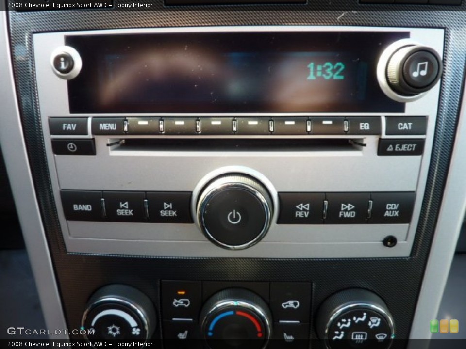 Ebony Interior Audio System for the 2008 Chevrolet Equinox Sport AWD #71820140
