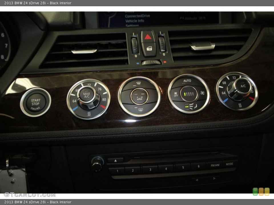 Black Interior Controls for the 2013 BMW Z4 sDrive 28i #71821823