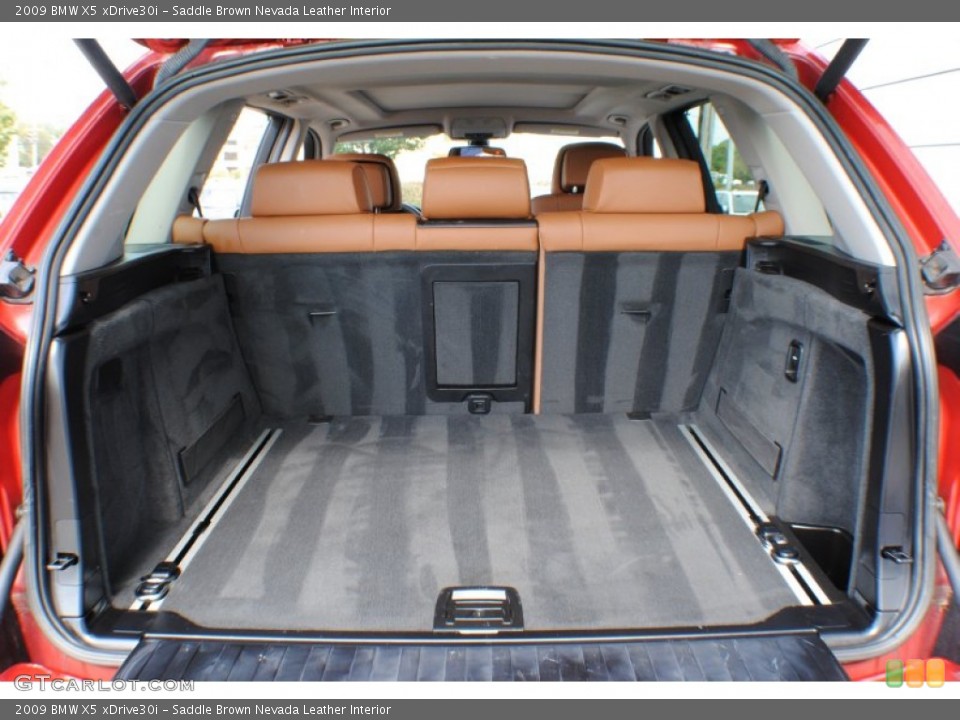 Saddle Brown Nevada Leather Interior Trunk for the 2009 BMW X5 xDrive30i #71822507