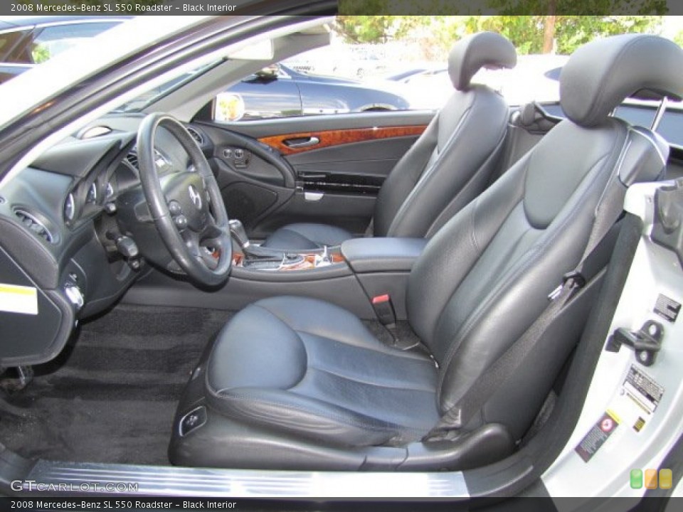 Black Interior Prime Interior for the 2008 Mercedes-Benz SL 550 Roadster #71825528