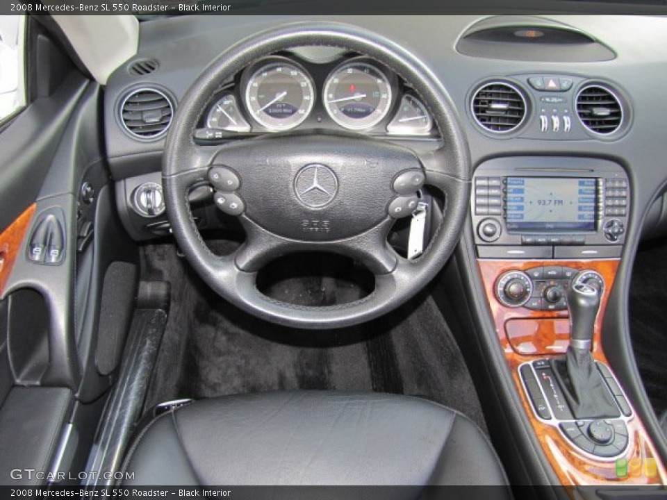 Black Interior Dashboard for the 2008 Mercedes-Benz SL 550 Roadster #71825885