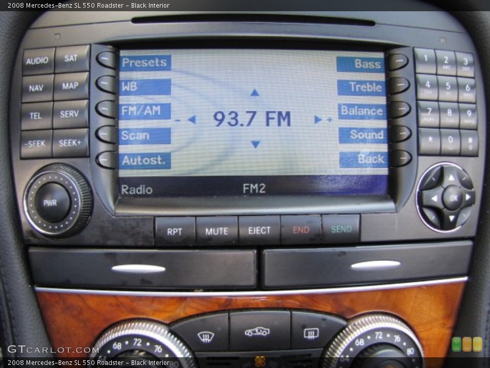 Black Interior Audio System for the 2008 Mercedes-Benz SL 550 Roadster #71825990