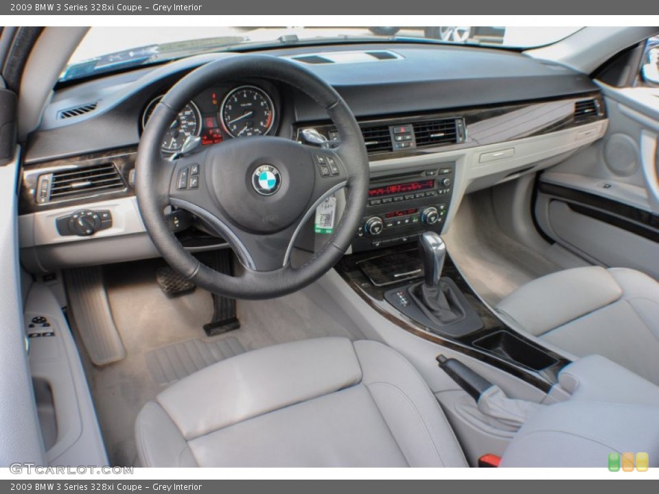 Grey Interior Prime Interior for the 2009 BMW 3 Series 328xi Coupe #71826003