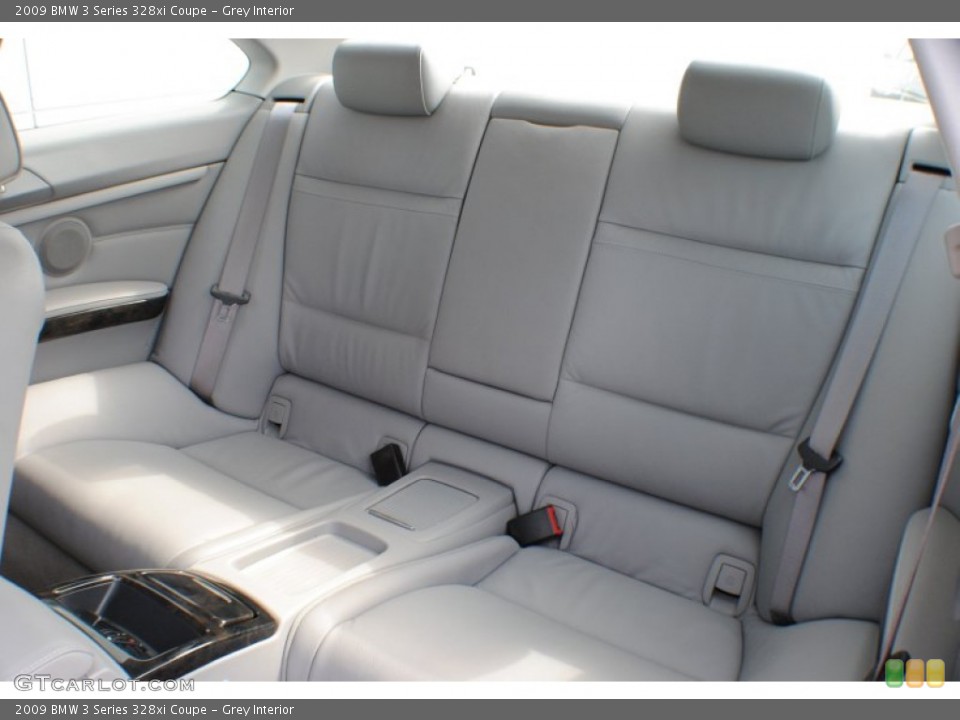 Grey Interior Rear Seat for the 2009 BMW 3 Series 328xi Coupe #71826023
