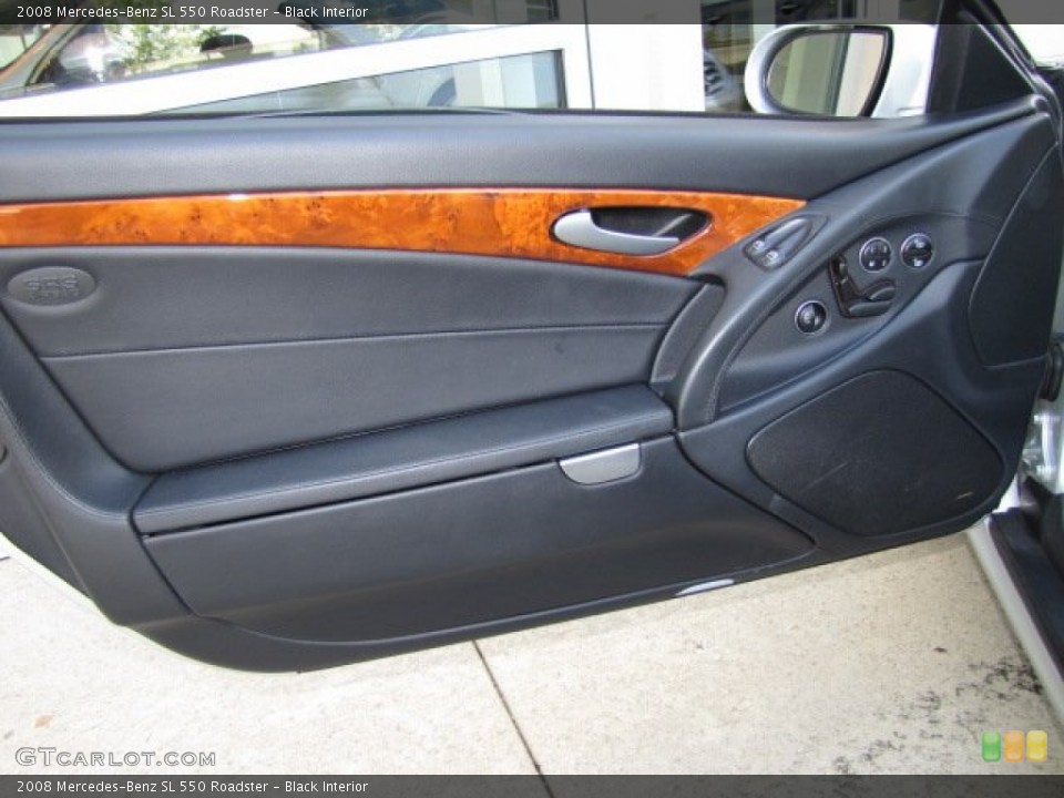 Black Interior Door Panel for the 2008 Mercedes-Benz SL 550 Roadster #71826245