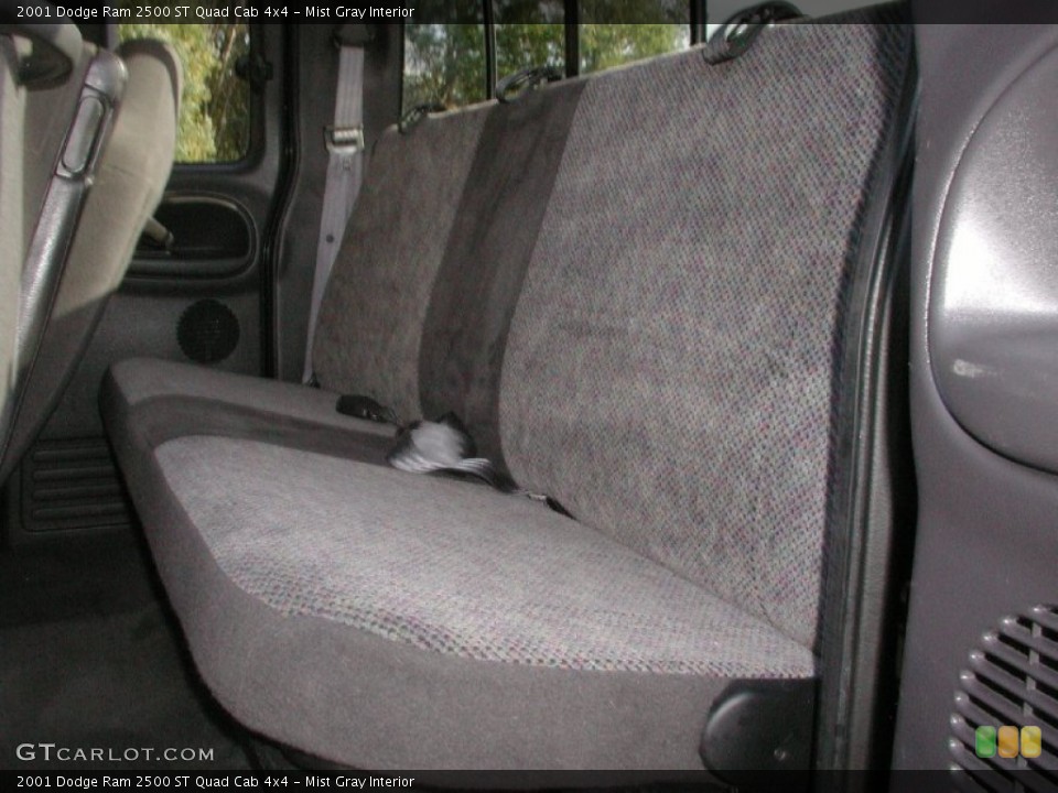 Mist Gray Interior Rear Seat for the 2001 Dodge Ram 2500 ST Quad Cab 4x4 #71826359