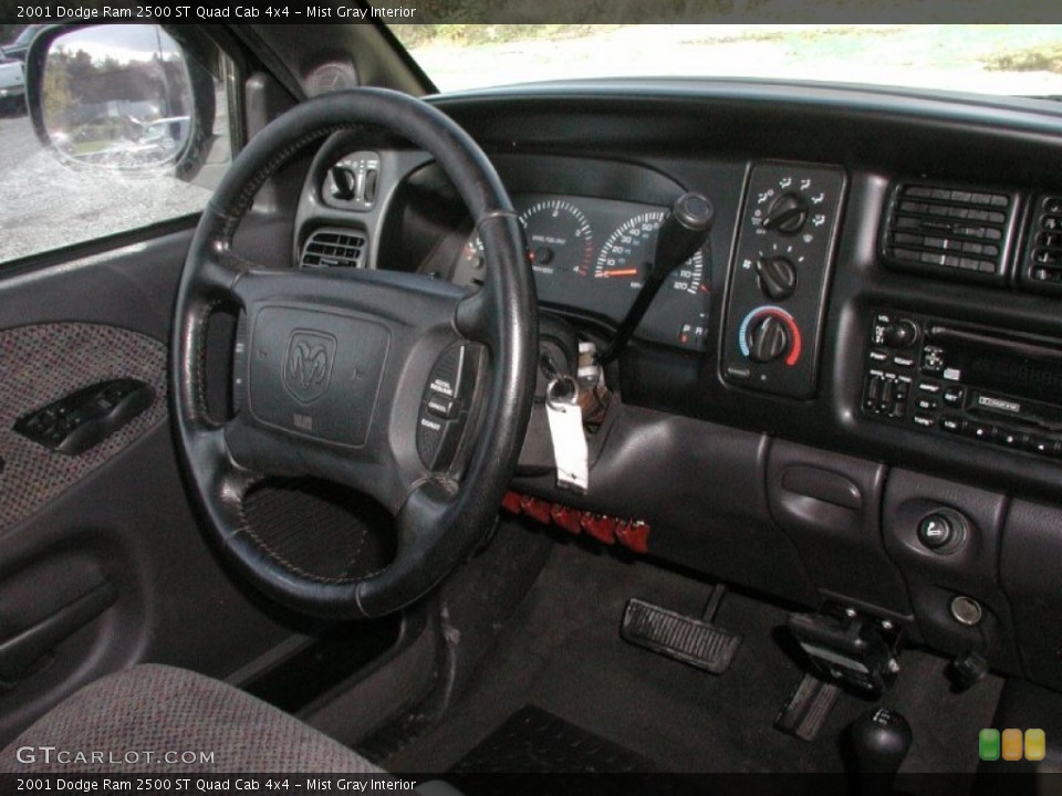 Mist Gray Interior Dashboard for the 2001 Dodge Ram 2500 ST Quad Cab 4x4 #71826483