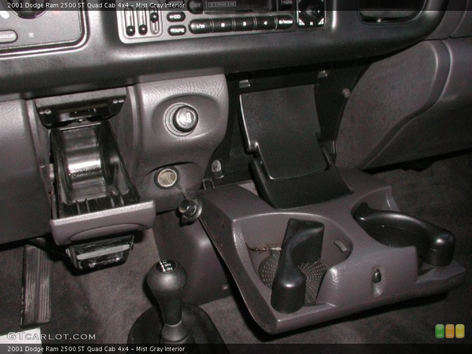 Mist Gray Interior Controls for the 2001 Dodge Ram 2500 ST Quad Cab 4x4 #71826920
