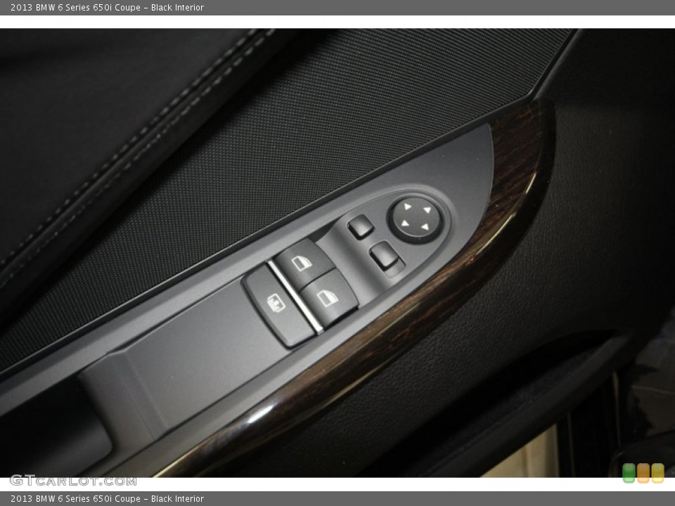 Black Interior Controls for the 2013 BMW 6 Series 650i Coupe #71828027