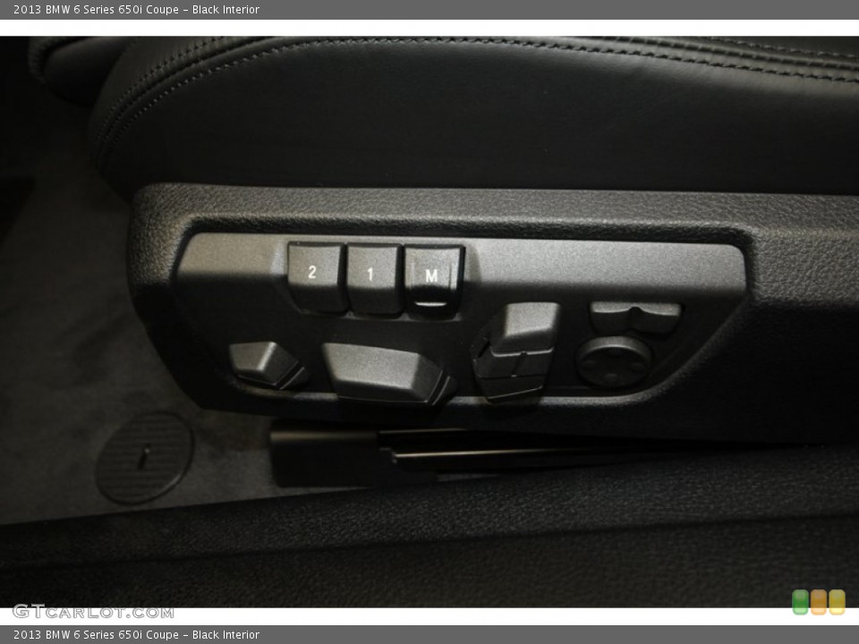 Black Interior Controls for the 2013 BMW 6 Series 650i Coupe #71828051