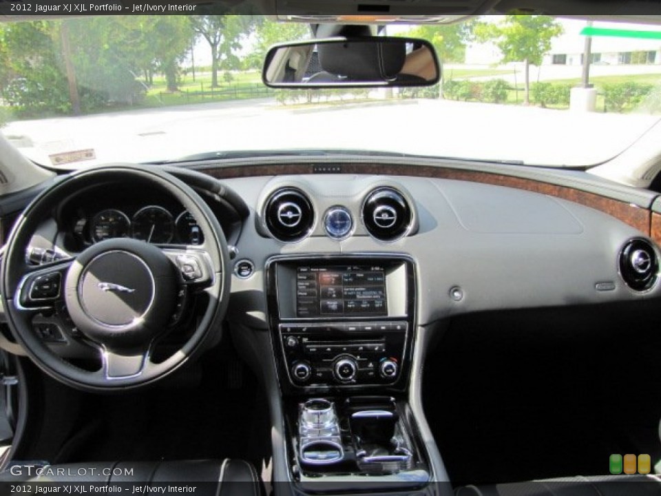 Jet/Ivory Interior Dashboard for the 2012 Jaguar XJ XJL Portfolio #71828654