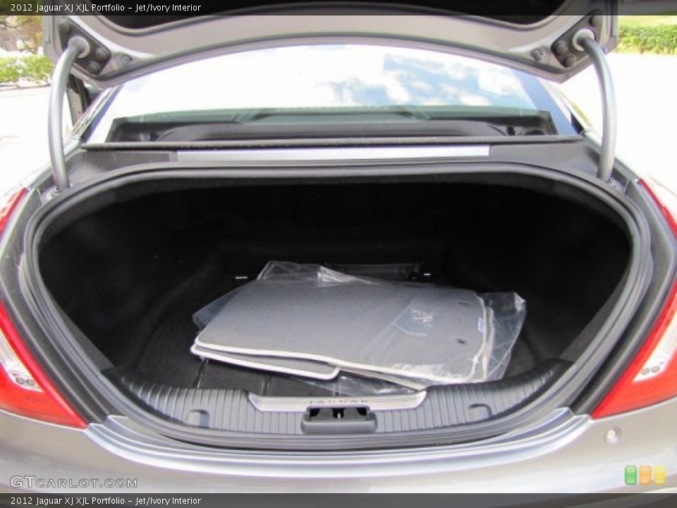Jet/Ivory Interior Trunk for the 2012 Jaguar XJ XJL Portfolio #71828912