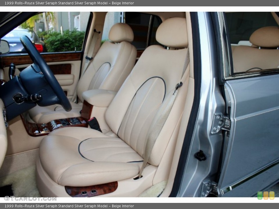 Beige Interior Front Seat for the 1999 Rolls-Royce Silver Seraph  #71829272