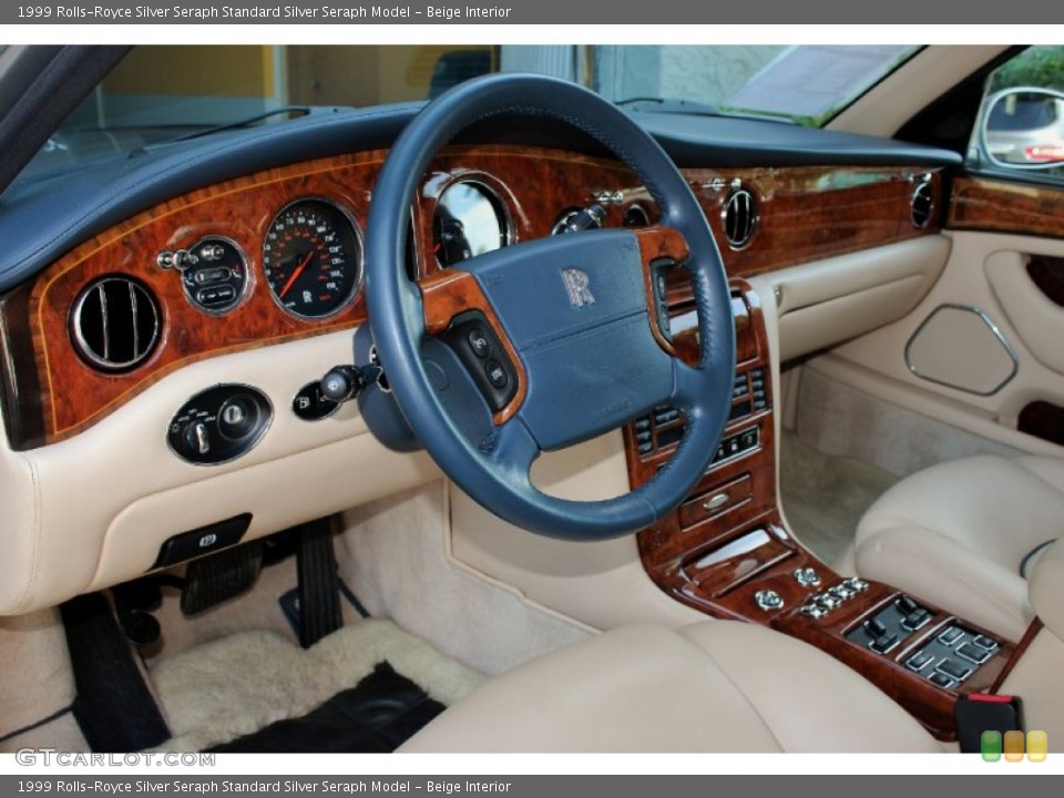 Beige Interior Prime Interior for the 1999 Rolls-Royce Silver Seraph  #71829507