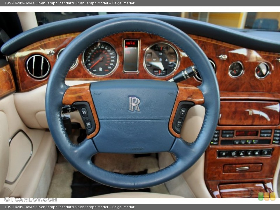 Beige Interior Steering Wheel for the 1999 Rolls-Royce Silver Seraph  #71829584