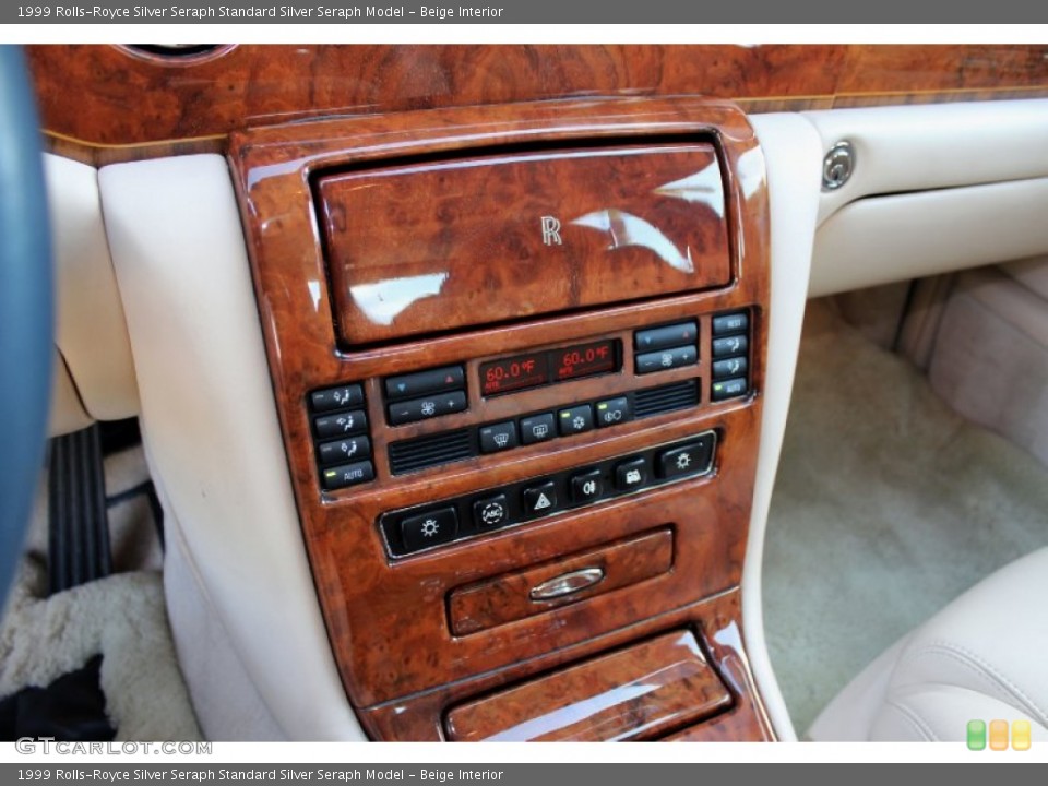 Beige Interior Controls for the 1999 Rolls-Royce Silver Seraph  #71829707