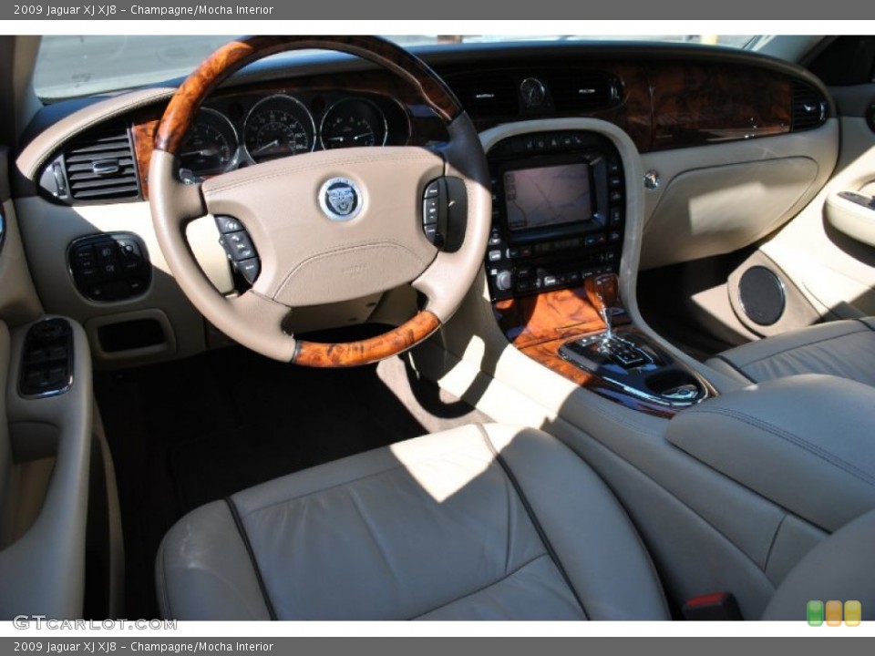 Champagne/Mocha Interior Dashboard for the 2009 Jaguar XJ XJ8 #71830037