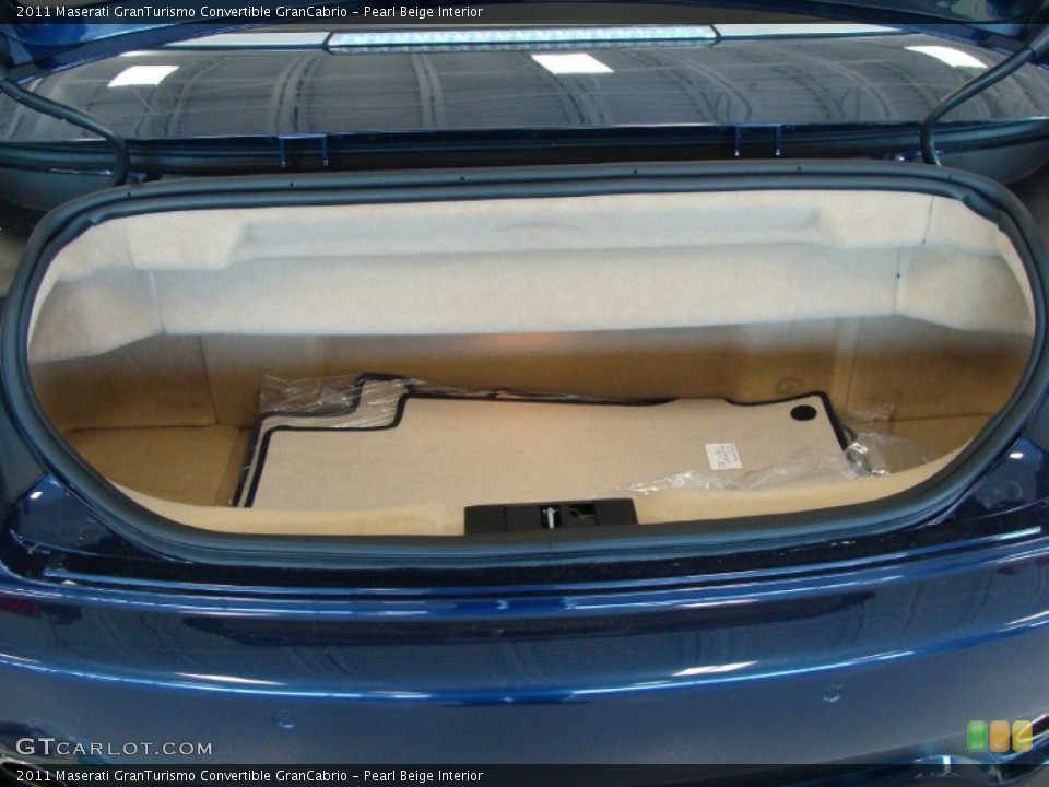 Pearl Beige Interior Trunk for the 2011 Maserati GranTurismo Convertible GranCabrio #71831785