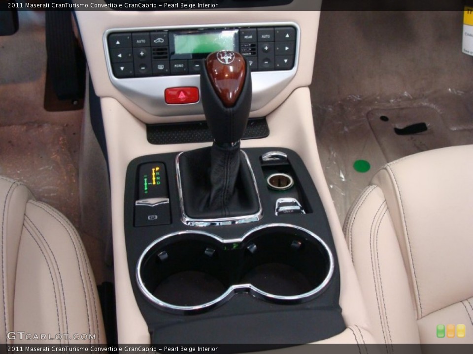 Pearl Beige Interior Transmission for the 2011 Maserati GranTurismo Convertible GranCabrio #71831828
