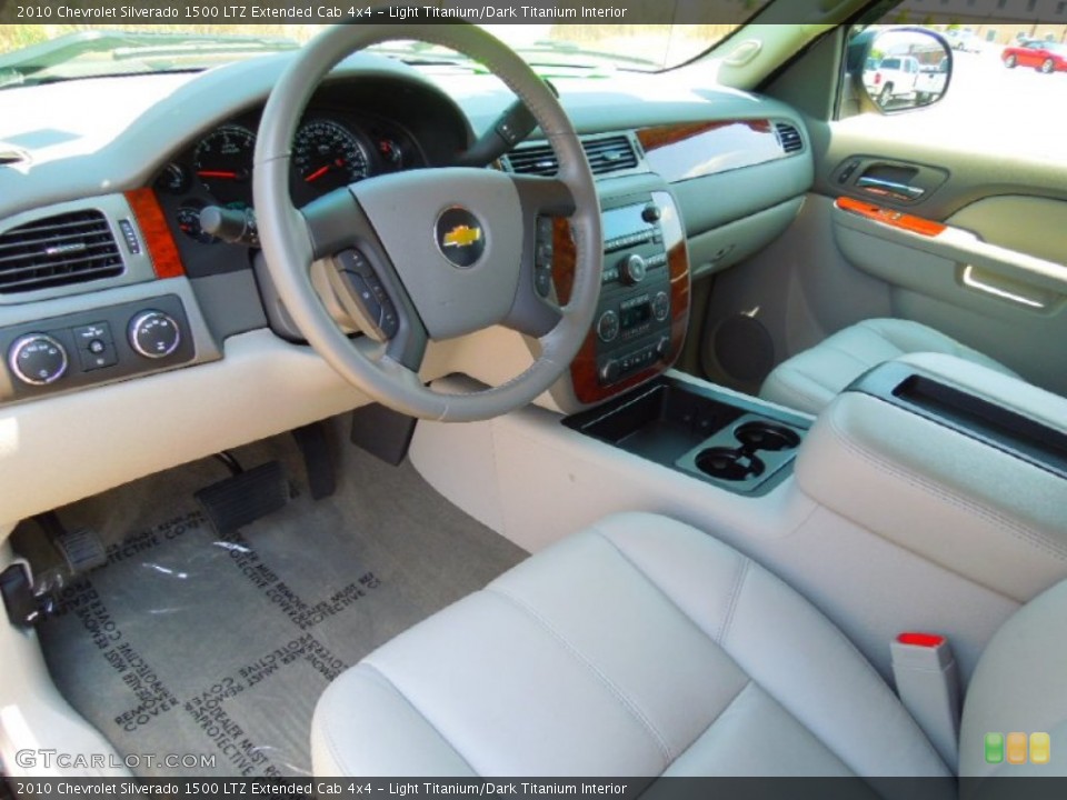 Light Titanium/Dark Titanium Interior Prime Interior for the 2010 Chevrolet Silverado 1500 LTZ Extended Cab 4x4 #71834090