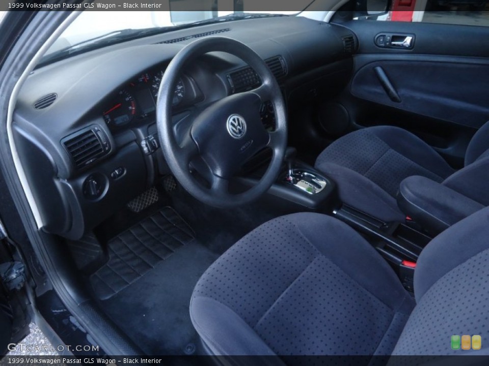 Black Interior Prime Interior for the 1999 Volkswagen Passat GLS Wagon #71835098