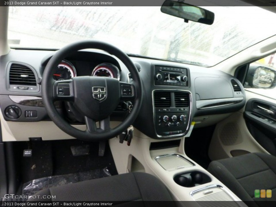 Black/Light Graystone Interior Dashboard for the 2013 Dodge Grand Caravan SXT #71835230