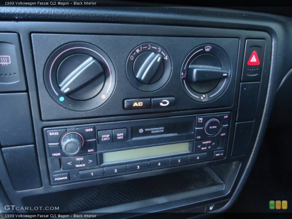Black Interior Controls for the 1999 Volkswagen Passat GLS Wagon #71835260