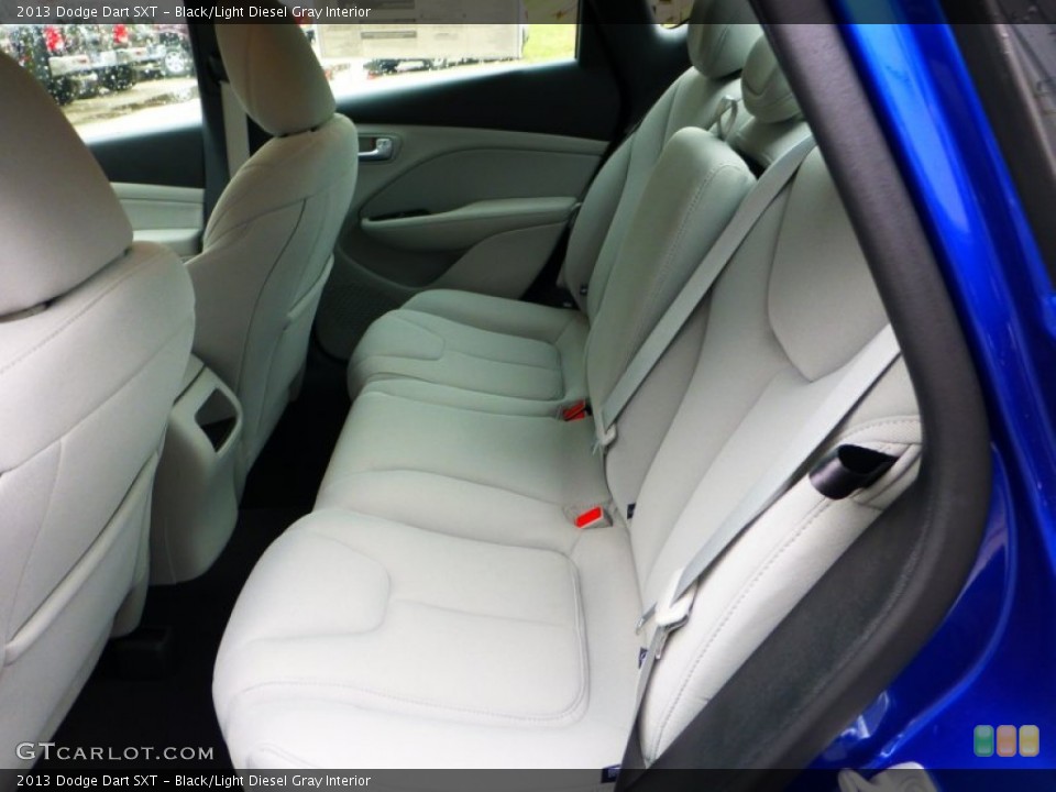 Black/Light Diesel Gray Interior Rear Seat for the 2013 Dodge Dart SXT #71836610