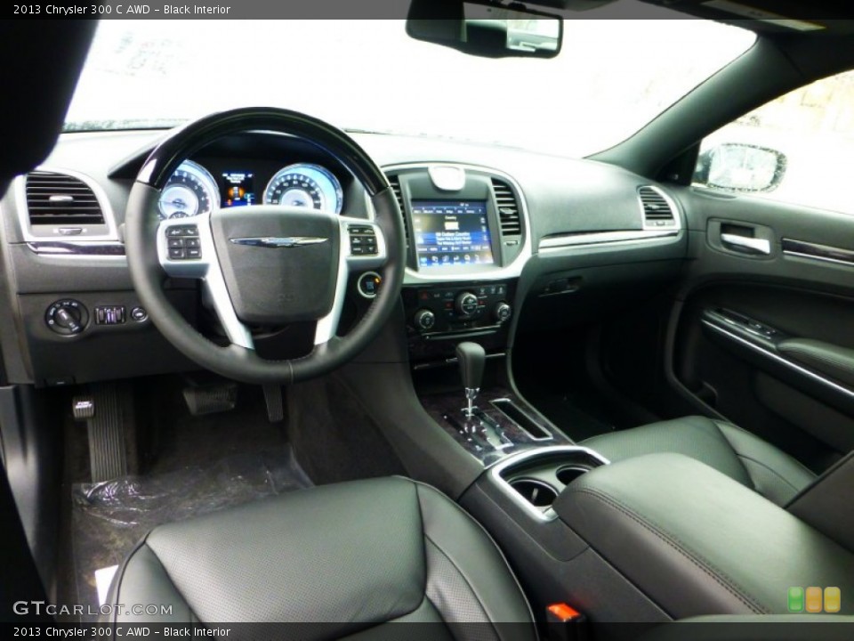 Black Interior Prime Interior for the 2013 Chrysler 300 C AWD #71837546