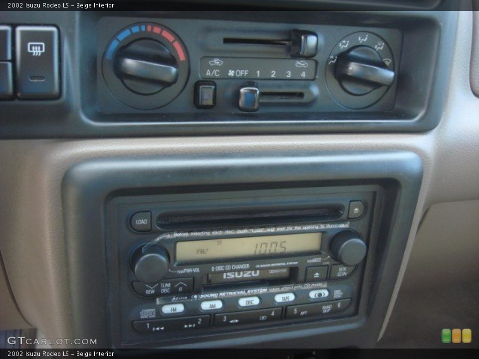 Beige Interior Controls for the 2002 Isuzu Rodeo LS #71837834