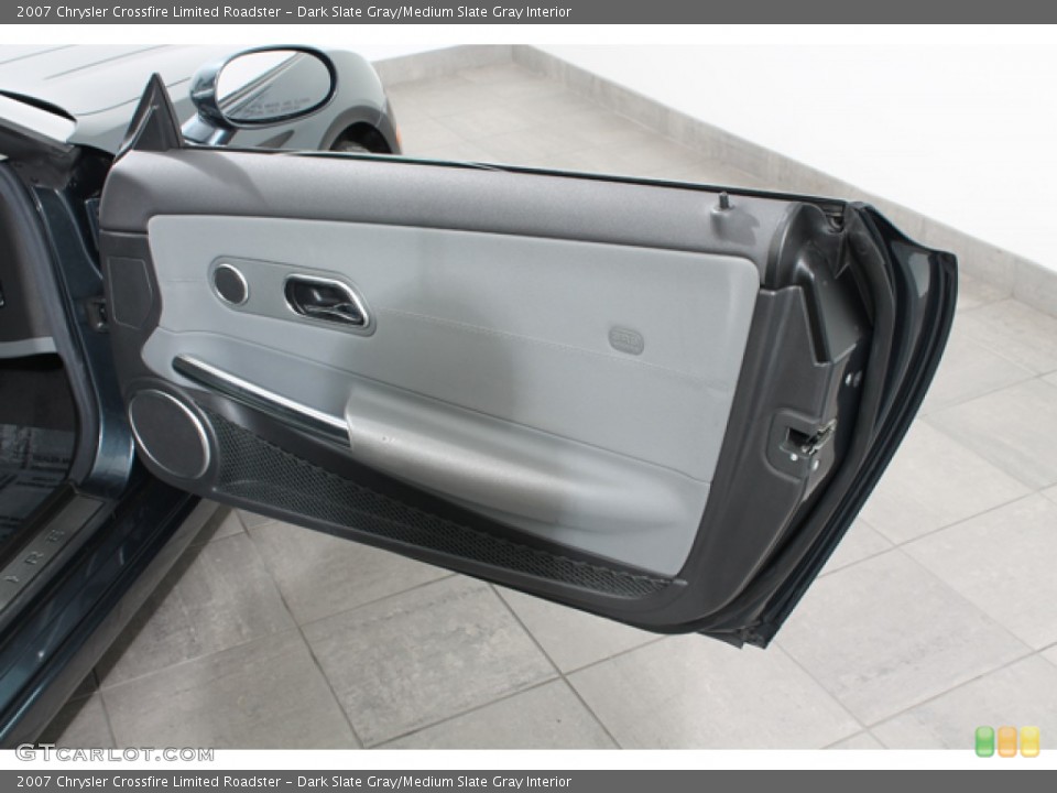 Dark Slate Gray/Medium Slate Gray Interior Door Panel for the 2007 Chrysler Crossfire Limited Roadster #71838932