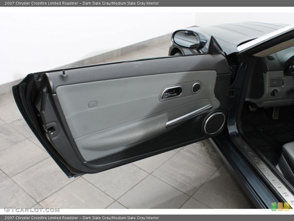 Dark Slate Gray/Medium Slate Gray Interior Door Panel for the 2007 Chrysler Crossfire Limited Roadster #71838953