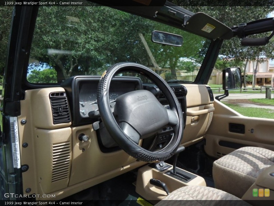 Camel Interior Photo for the 1999 Jeep Wrangler Sport 4x4 #71841515