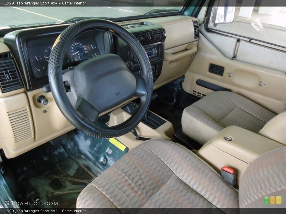 Camel Interior Prime Interior for the 1999 Jeep Wrangler Sport 4x4 #71841910