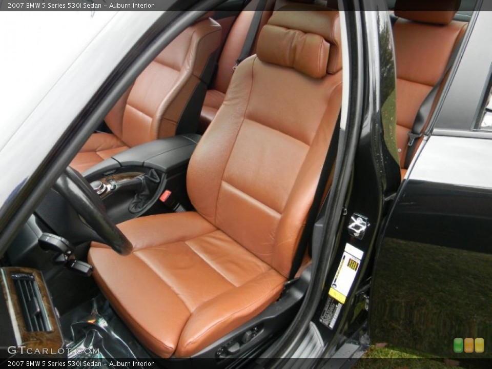 Auburn Interior Front Seat for the 2007 BMW 5 Series 530i Sedan #71843807