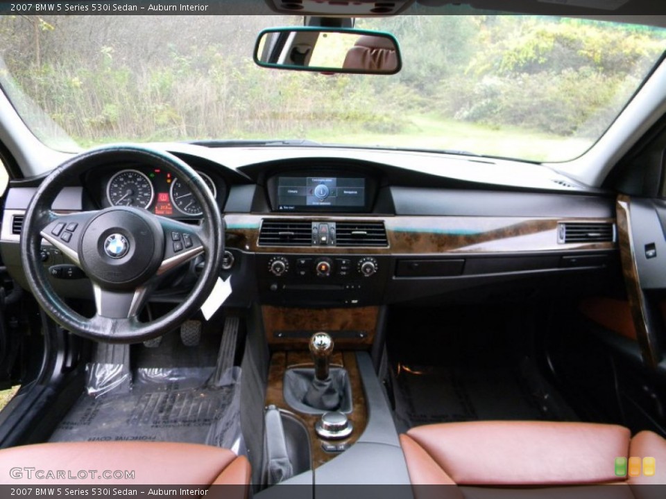 Auburn Interior Dashboard for the 2007 BMW 5 Series 530i Sedan #71843949