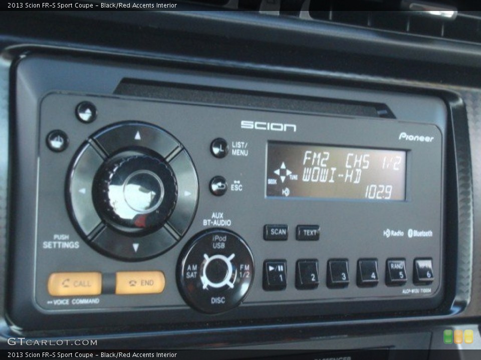 Black/Red Accents Interior Audio System for the 2013 Scion FR-S Sport Coupe #71844584