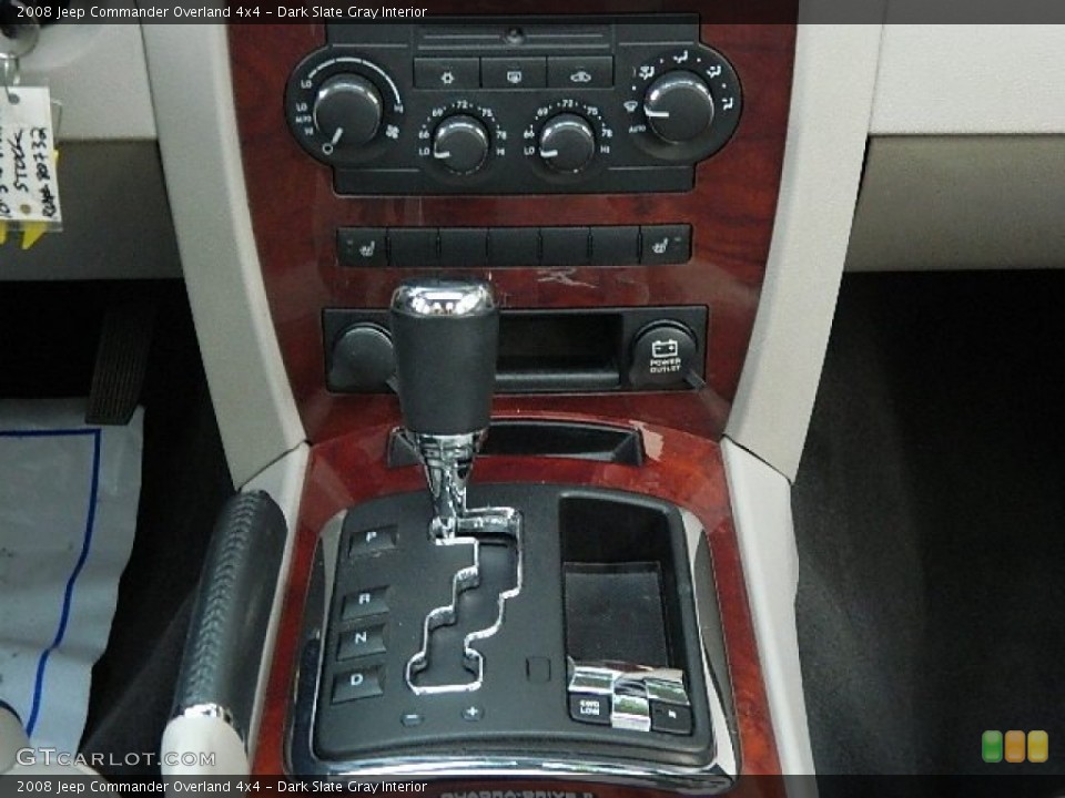 Dark Slate Gray Interior Transmission for the 2008 Jeep Commander Overland 4x4 #71845343