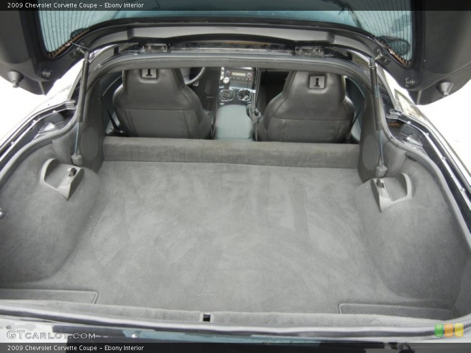 Ebony Interior Trunk for the 2009 Chevrolet Corvette Coupe #71847851