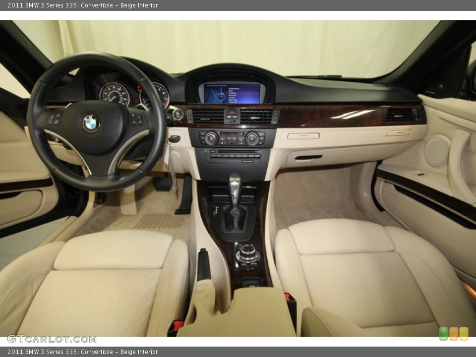 Beige Interior Dashboard for the 2011 BMW 3 Series 335i Convertible #71847890