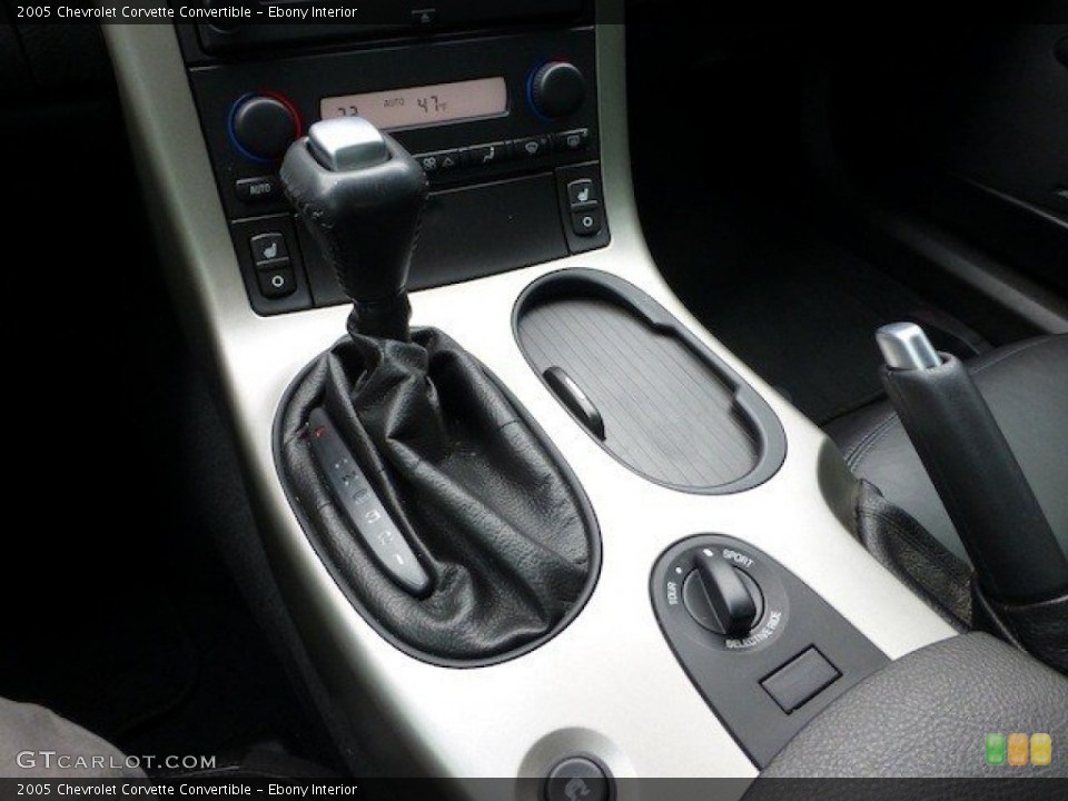 Ebony Interior Transmission for the 2005 Chevrolet Corvette Convertible #71847902