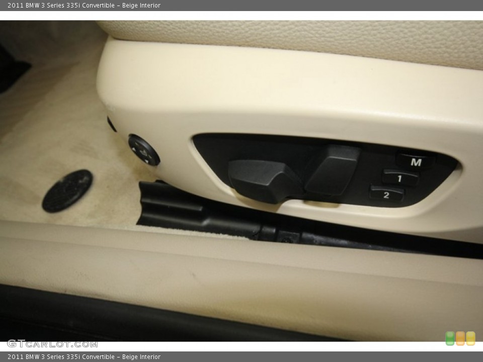 Beige Interior Controls for the 2011 BMW 3 Series 335i Convertible #71848184
