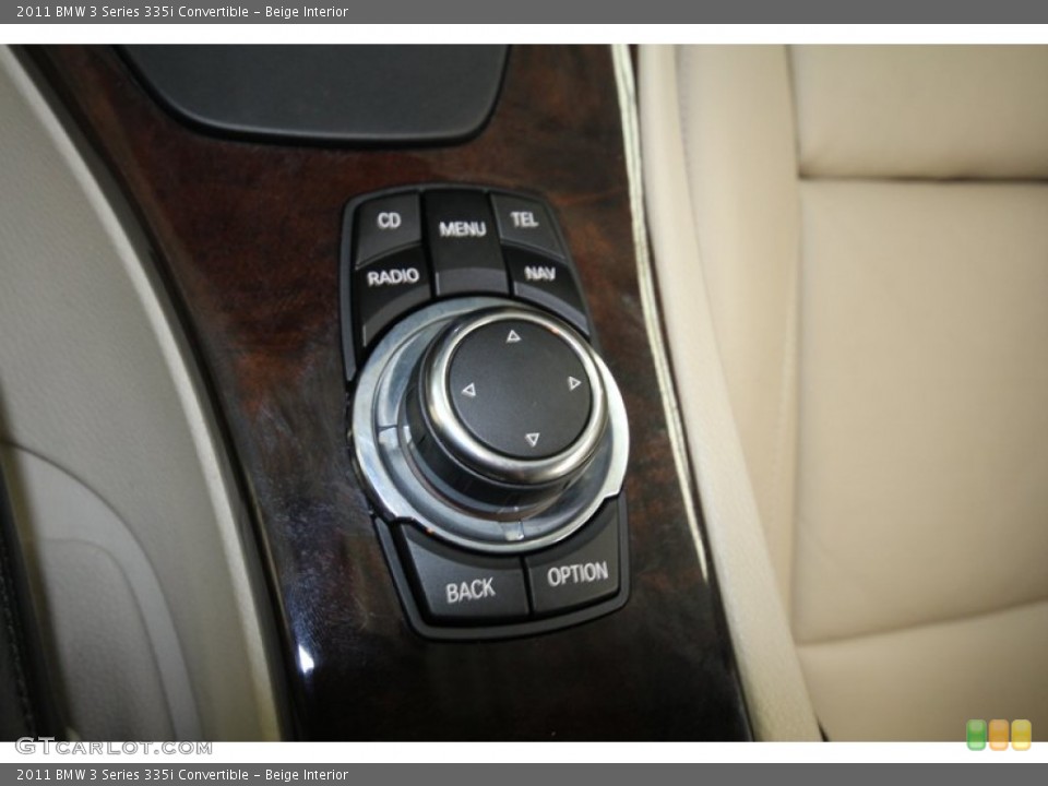 Beige Interior Controls for the 2011 BMW 3 Series 335i Convertible #71848244
