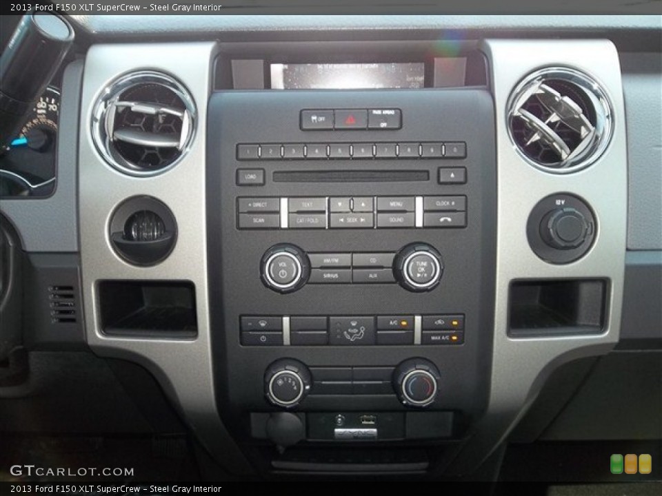 Steel Gray Interior Controls for the 2013 Ford F150 XLT SuperCrew #71850999