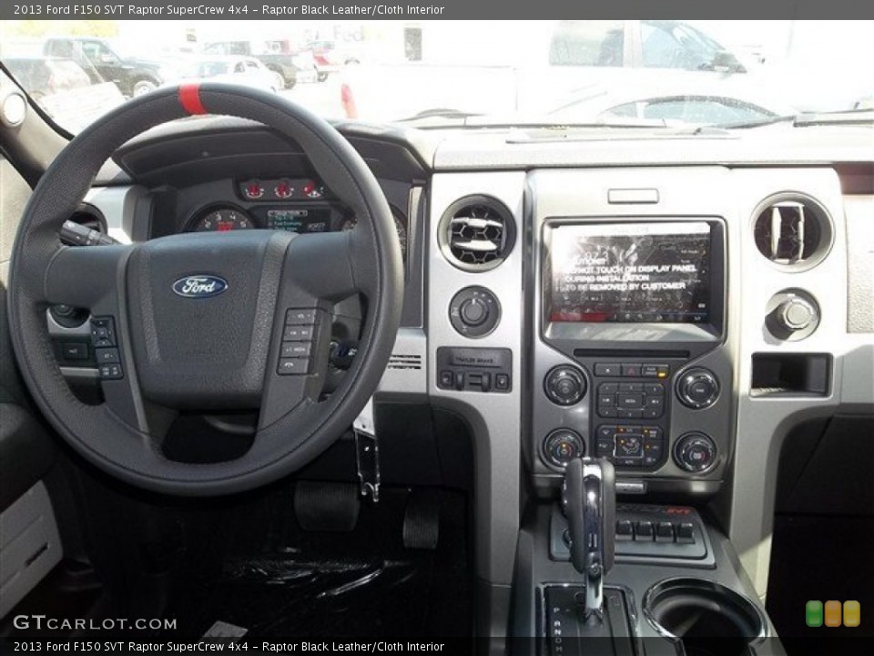 Raptor Black Leather/Cloth Interior Dashboard for the 2013 Ford F150 SVT Raptor SuperCrew 4x4 #71851341
