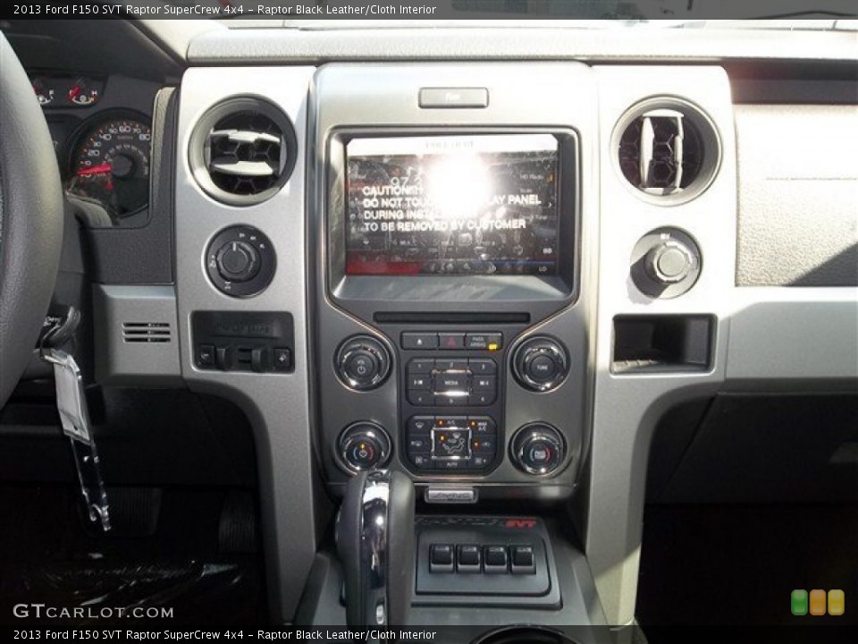 Raptor Black Leather/Cloth Interior Controls for the 2013 Ford F150 SVT Raptor SuperCrew 4x4 #71851347