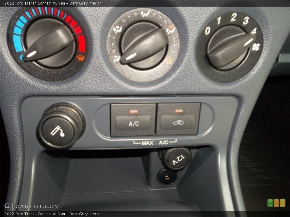 Dark Grey Interior Controls for the 2012 Ford Transit Connect XL Van #71852304