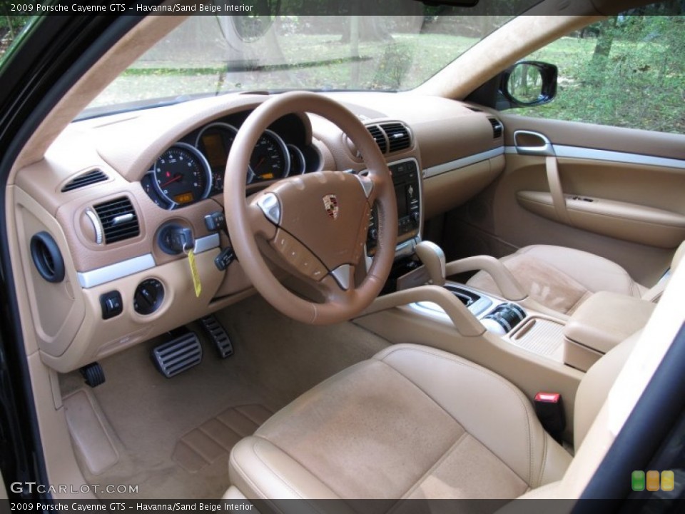 Havanna/Sand Beige 2009 Porsche Cayenne Interiors